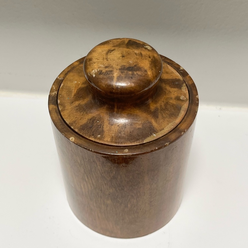 Free w Purchase! Vintage Wooden Storage Container with Lid